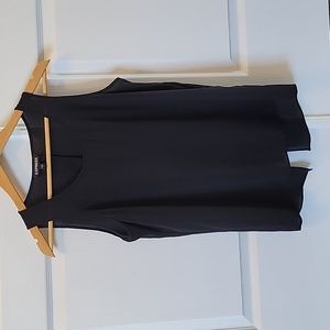 Express Split Back Tank - Black